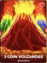 3 Coin Volcanoes by Booongo at Gangstasino