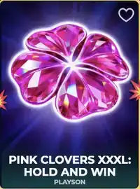 Pink Clovers XXXL: Hold and Win by Playson at Gangstasino